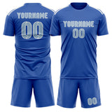 Custom Sky Blue Light Blue Soccer Jersey
