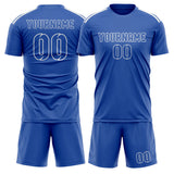 Custom Sky Blue Sky Blue Soccer Jersey