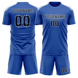 Custom Sky Blue Blue Soccer Jersey