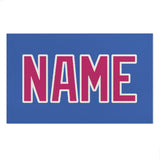 Custom Sky Blue Pink Beach Towel