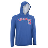 Custom Sky Blue Pink UV-Hoodie