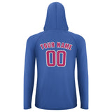 Custom Sky Blue Pink UV-Hoodie