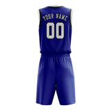 Custom Sky Blue White Basketball Set