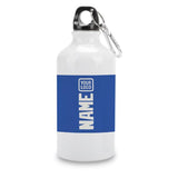 Custom Sky Blue White Sports Bottle