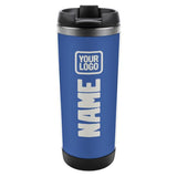 Custom Sky Blue White Stainless Steel Water Cup