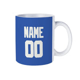 Custom Sky Blue White Mug