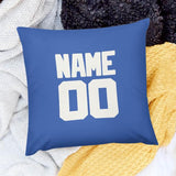 Custom Sky Blue White Pillowcase