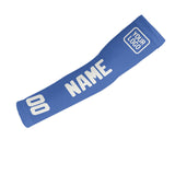Custom Sky Blue White Arm Sleeve