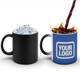 Custom Sky Blue White Magic Mug