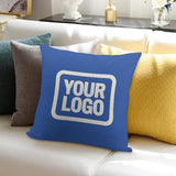 Custom Sky Blue White Pillowcase