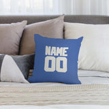 Custom Sky Blue White Pillowcase