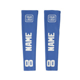 Custom Sky Blue White Arm Sleeve