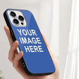 Custom Sky Blue White Phone Case