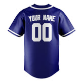 Custom Sky Blue & White Colors Design Sports Baseball Jersey