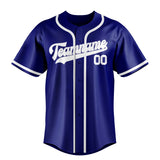 Custom Sky Blue & White Colors Design Sports Baseball Jersey