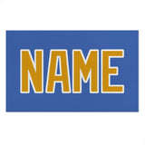 Custom Sky Blue Yellow Beach Towel