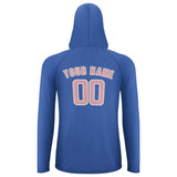 Custom Sky Blue Light Pink UV-Hoodie