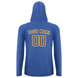 Custom Sky Blue Khaki UV-Hoodie