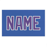 Custom Sky Blue Light Purple Beach Towel