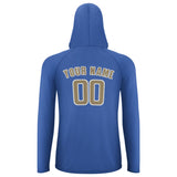 Custom Sky Blue Light Khaki UV-Hoodie