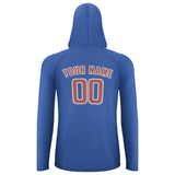 Custom Sky Blue Copper Rose UV-Hoodie