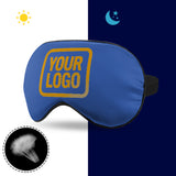 Custom Sky Blue Yellow Sleep Mask