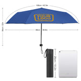 Custom Sky Blue Yellow Automatic Umbrella