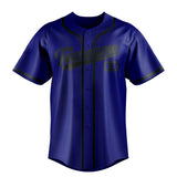 Custom Sky Blue & Dark Grey Colors Design Sports Baseball Jersey