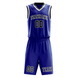 Custom Sky Blue Dark Grey Basketball Set
