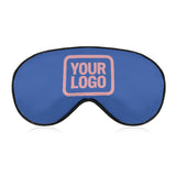 Custom Sky Blue Light Pink Sleep Mask