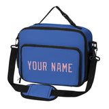 Custom Sky Blue Light Pink Lunch Bag