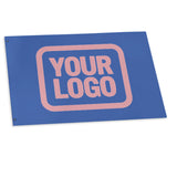 Custom Sky Blue Light Pink Flag
