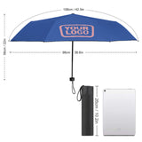 Custom Sky Blue Light Pink Automatic Umbrella