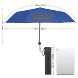 Custom Sky Blue Khaki Automatic Umbrella