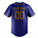 Custom Sky Blue & Khaki Colors Design Sports Baseball Jersey