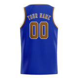 Custom Sky Blue & Khaki Colors Design Sports Basketball Jersey