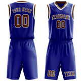 Custom Sky Blue Khaki Basketball Set