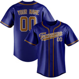 Custom Sky Blue & Khaki Colors Design Sports Baseball Jersey
