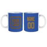 Custom Sky Blue Light Khaki Mug
