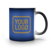 Custom Sky Blue Light Khaki Magic Mug
