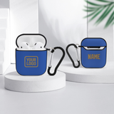 Custom Sky Blue Light Khaki AirPods Case