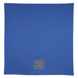 Custom Sky Blue Khaki Square Table Cloth