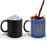 Custom Sky Blue Light Khaki Magic Mug