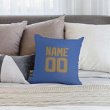 Custom Sky Blue Light Khaki Pillowcase