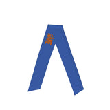 Custom Sky Blue Orange Headband