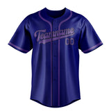 Custom Sky Blue & Light Purple Colors Design Sports Baseball Jersey