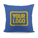 Custom Sky Blue Gold Pillowcase