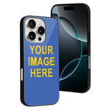 Custom Sky Blue Gold Phone Case