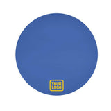 Custom Sky Blue Gold Round Table Cloth
