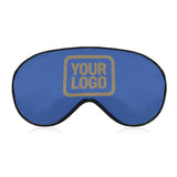 Custom Sky Blue Light Khaki Sleep Mask